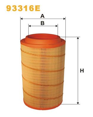 WIX FILTERS Õhufilter 93316E